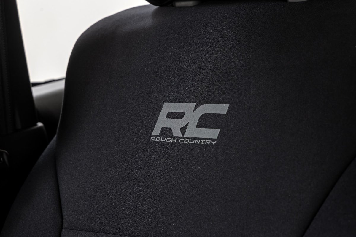 Suzuki Jimny Seat Covers - Front & Rear - Rough Country - Neoprene - '18-'25